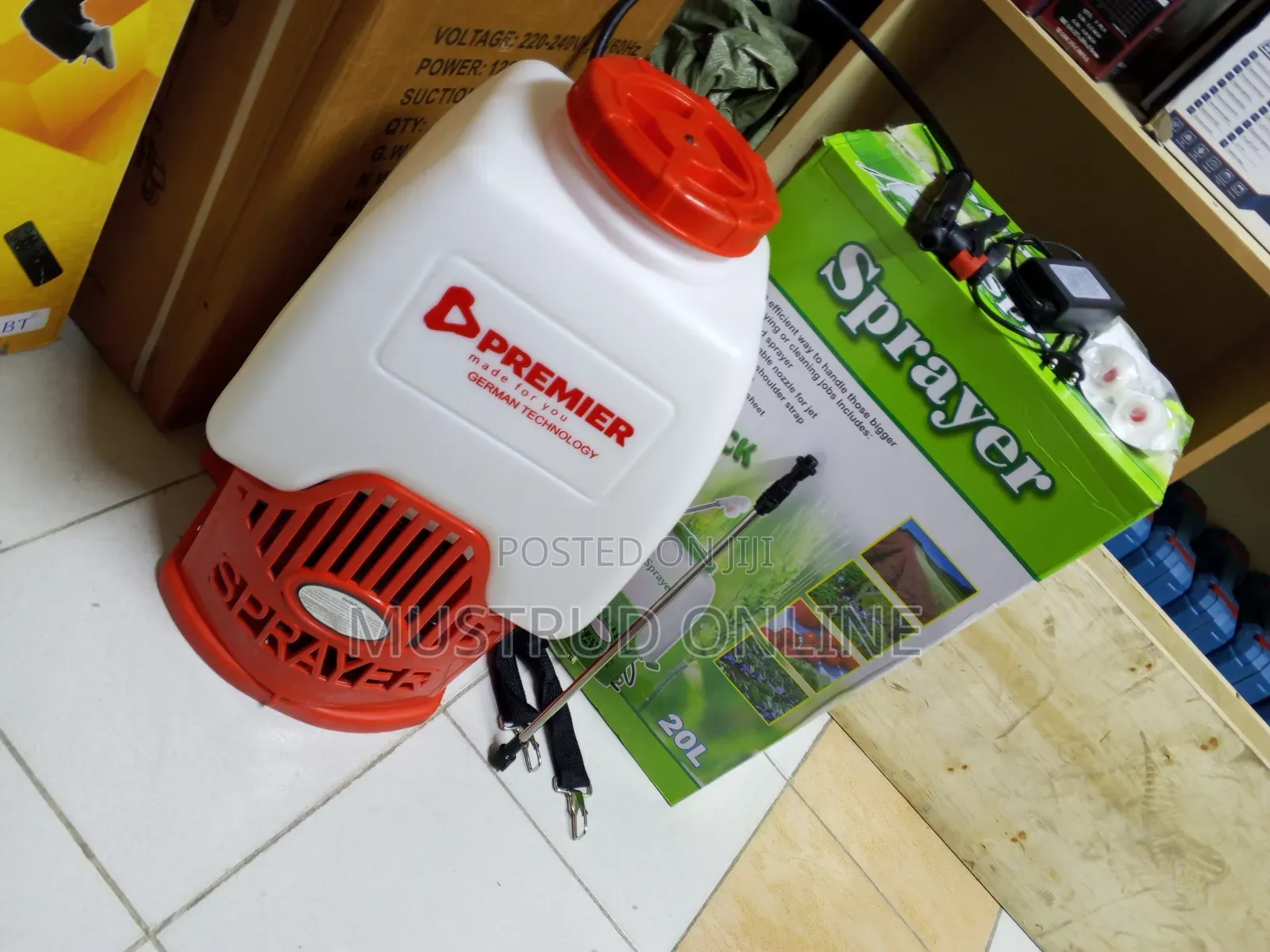 Knapsack Sprayer Cordless Battery Powered