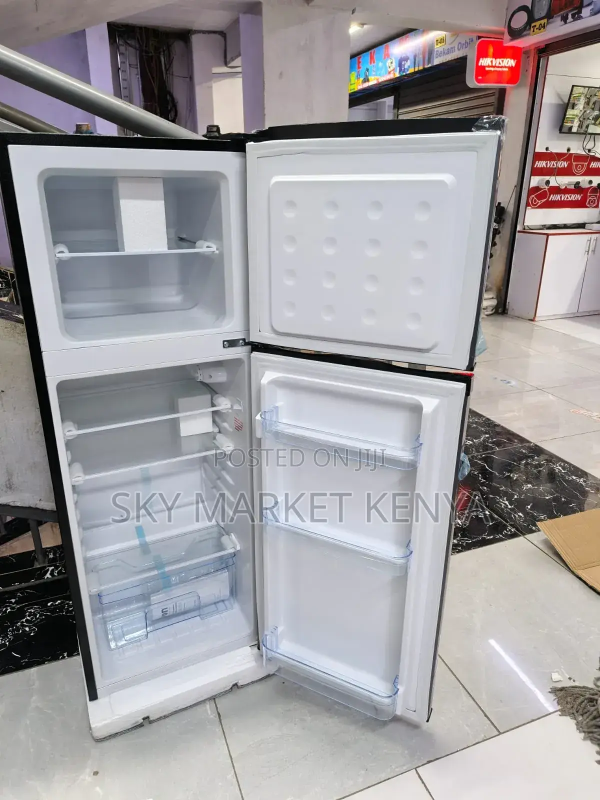 Brand New Von Vart-19dhs Double Door Fridge