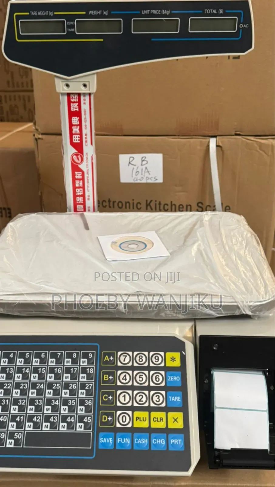 *Barcode Labeling Scale/ Barcode Digital Weighing Scale