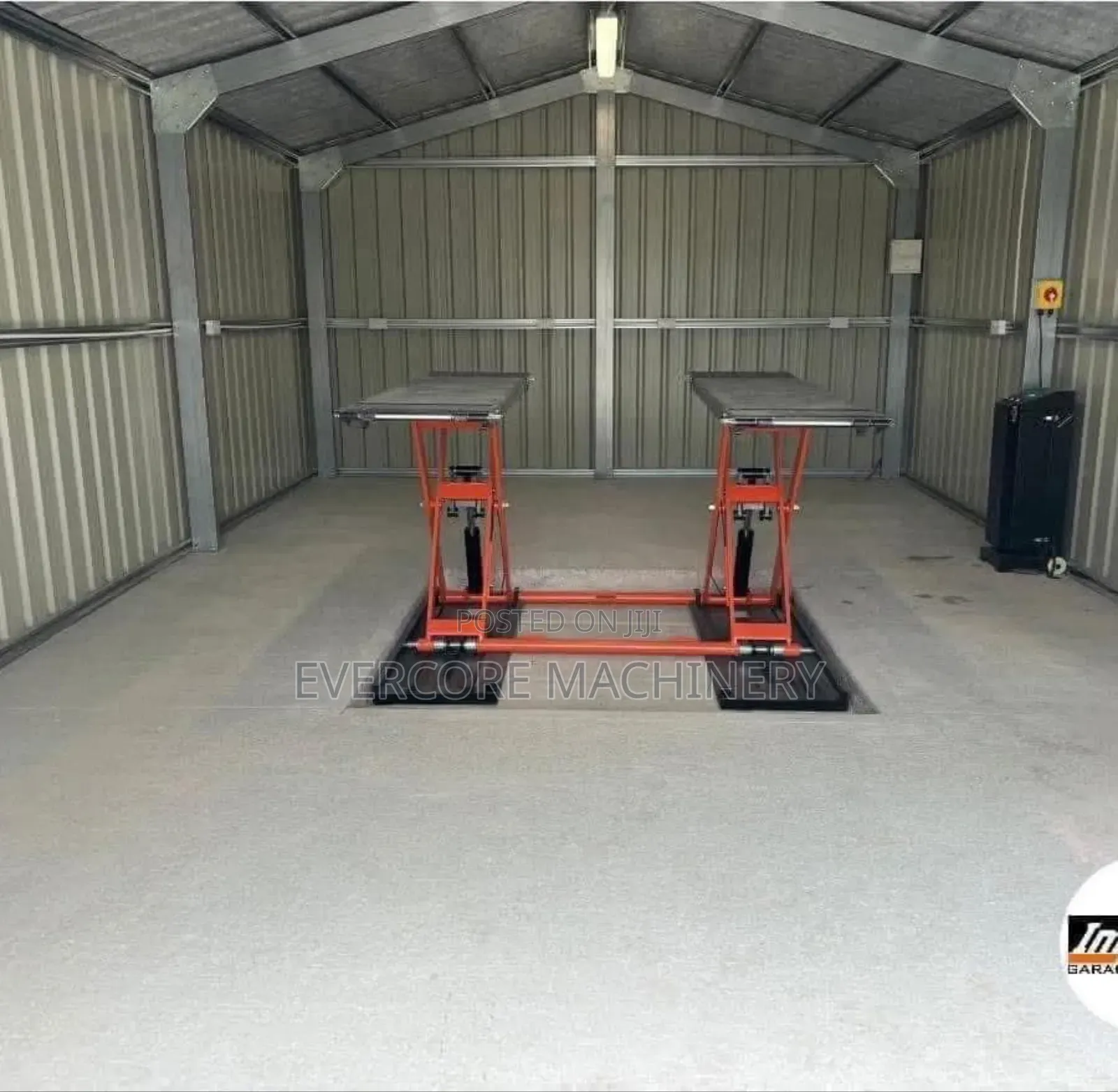 Middle Rise 1.35m Electric Car Lift Machine Fully Hydraulic.