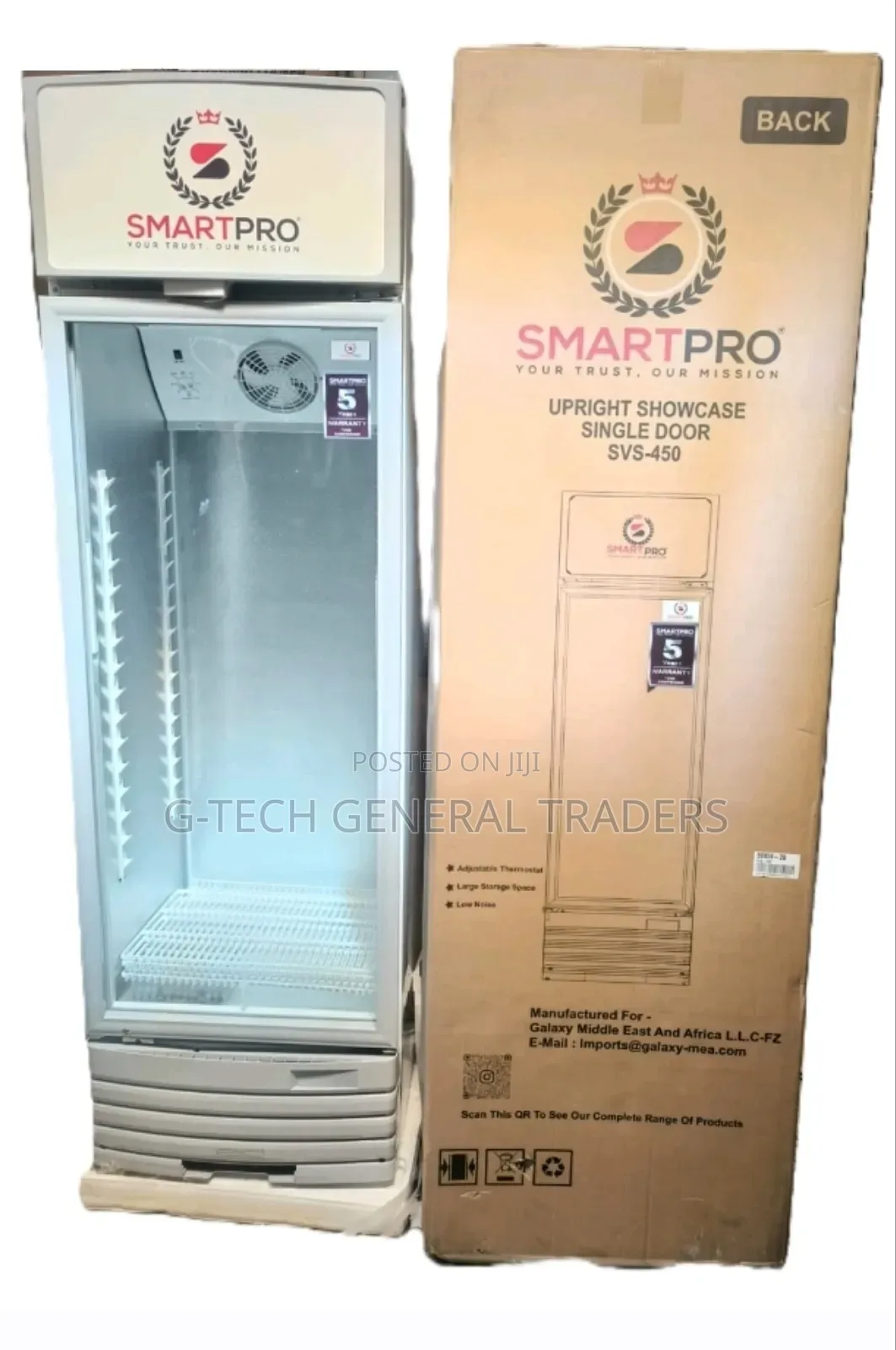 Smartpro 330l Energy Saver Showcase Refrigerator Svs-450