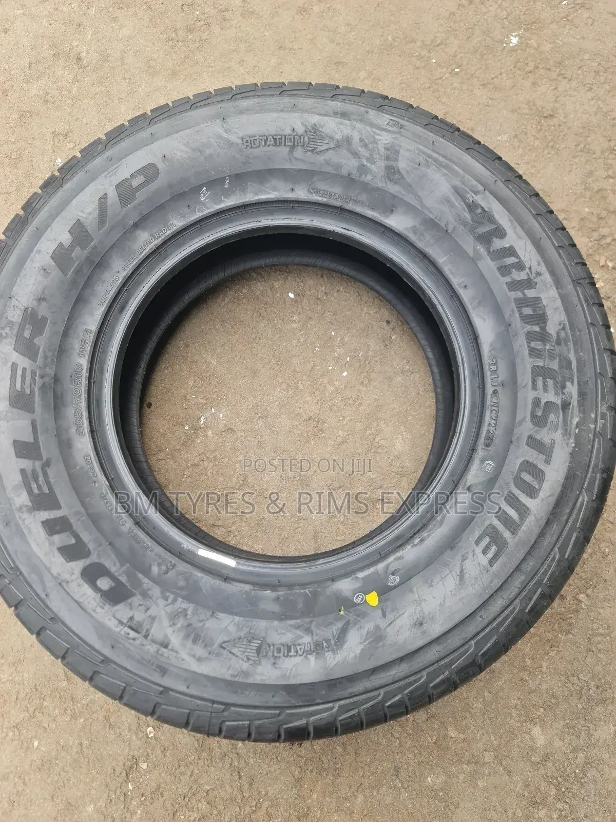 265 /70 R16 Bridgestone Tyres (H/P)