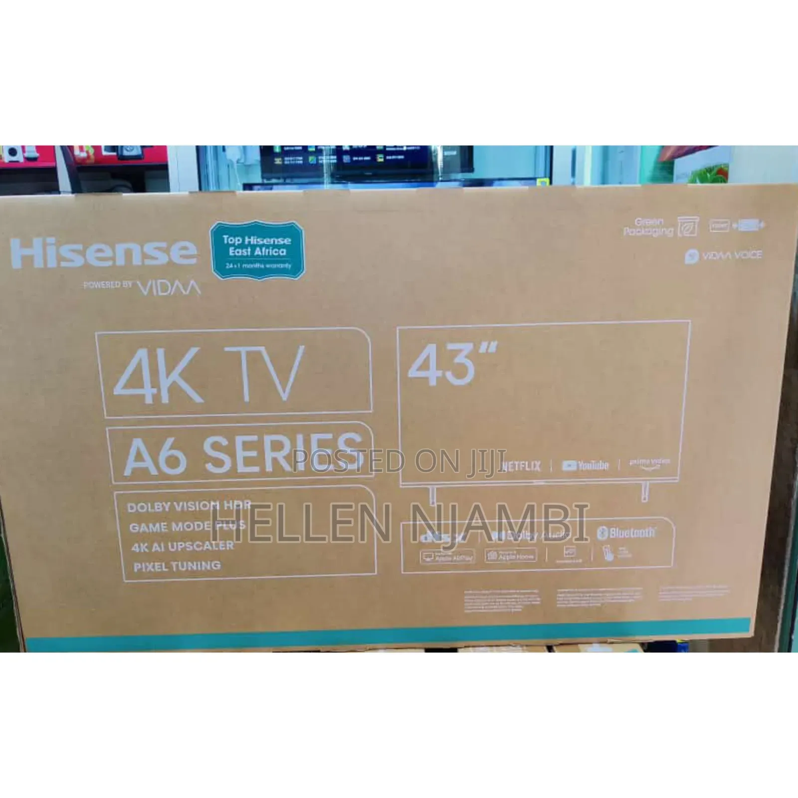 *Hisense 43" Smart A6 Frameless Tv