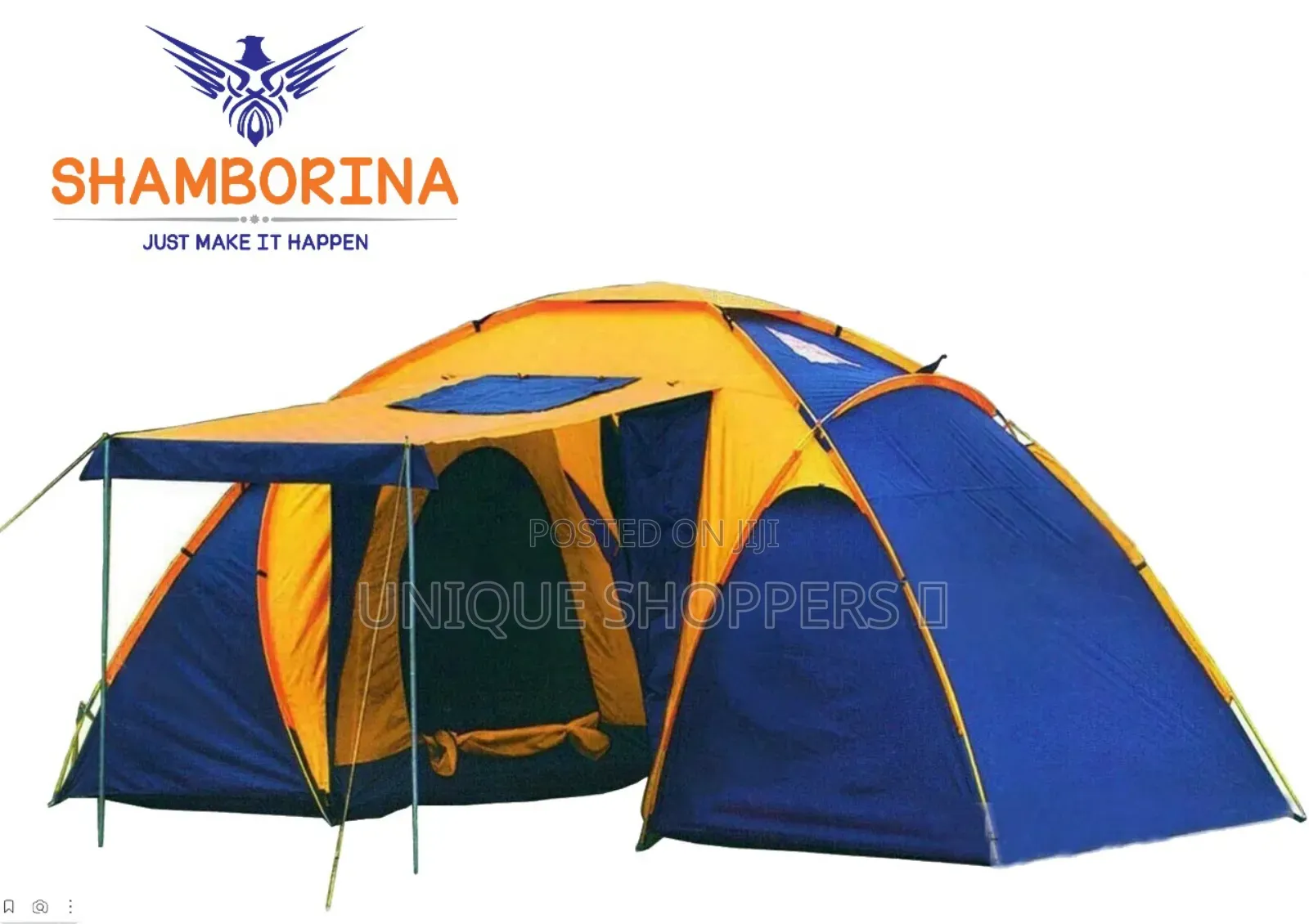 3 in 1 Large Tent Double Layer With Two Bedroom and One Sitting Room