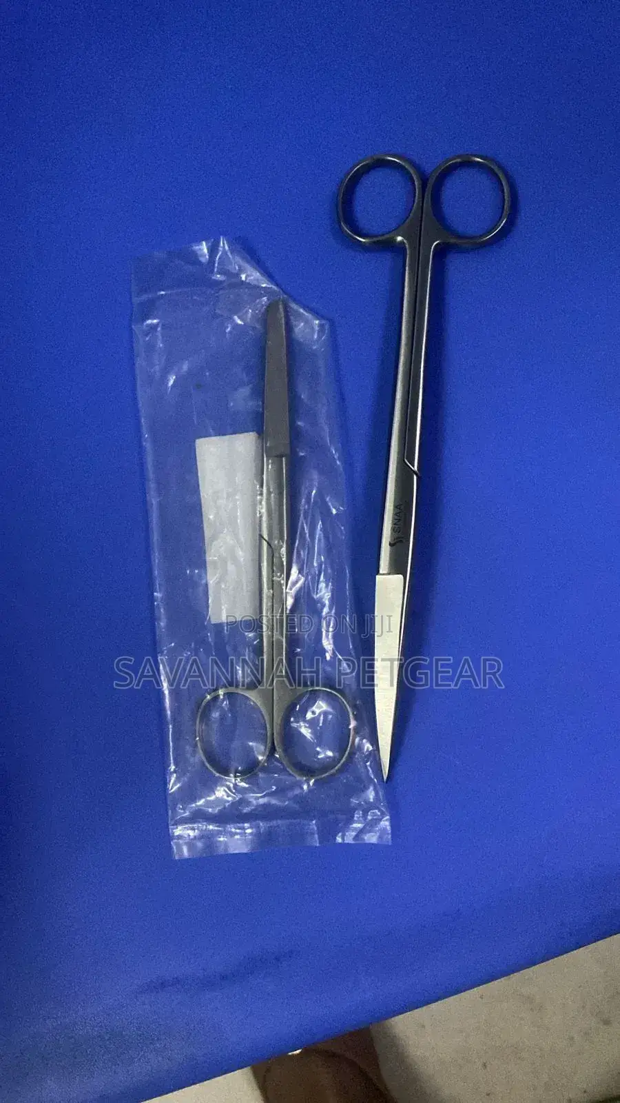 Surgical Scissors for Farm Use and Medical Procedures