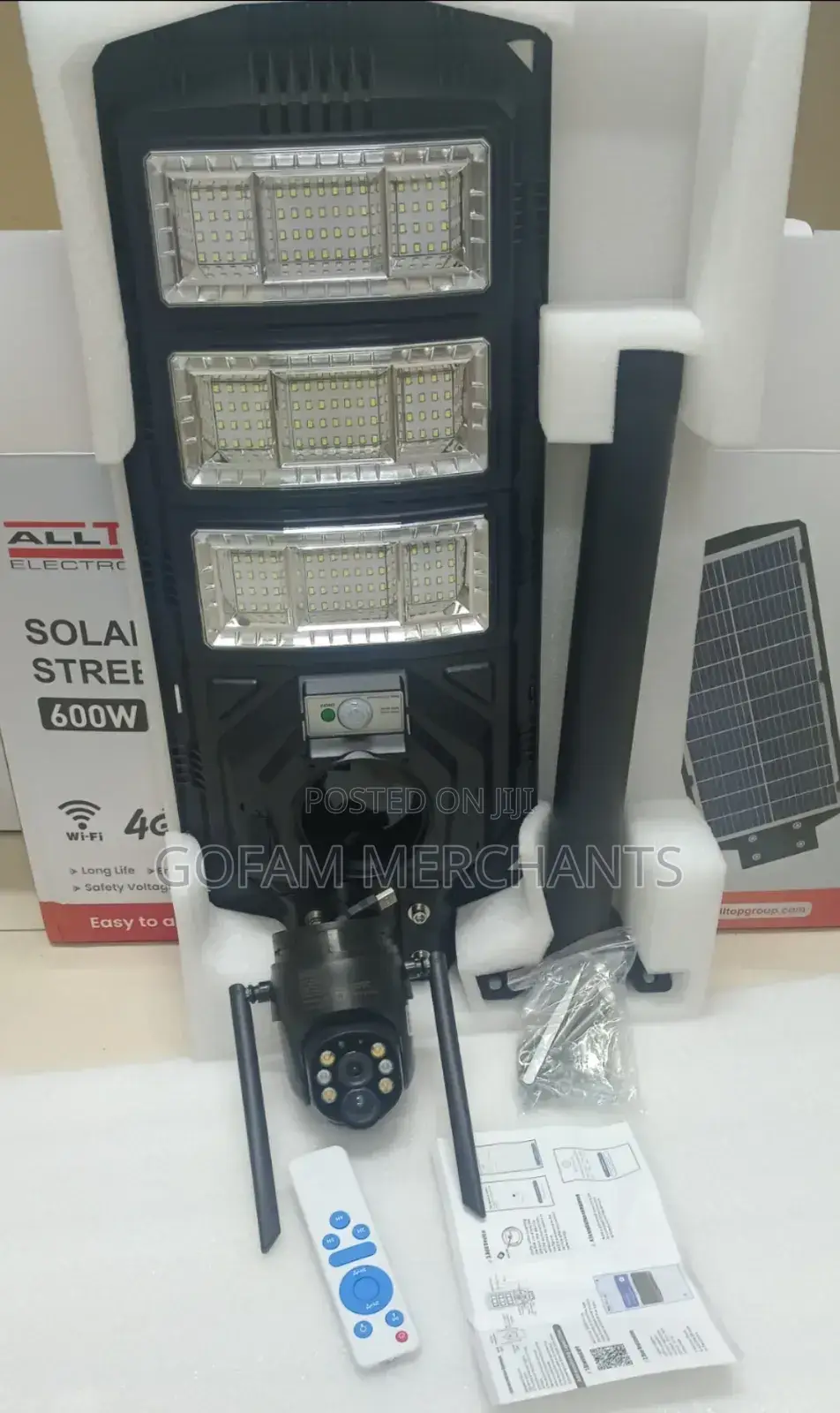 Solar Camera Streetlight 600w