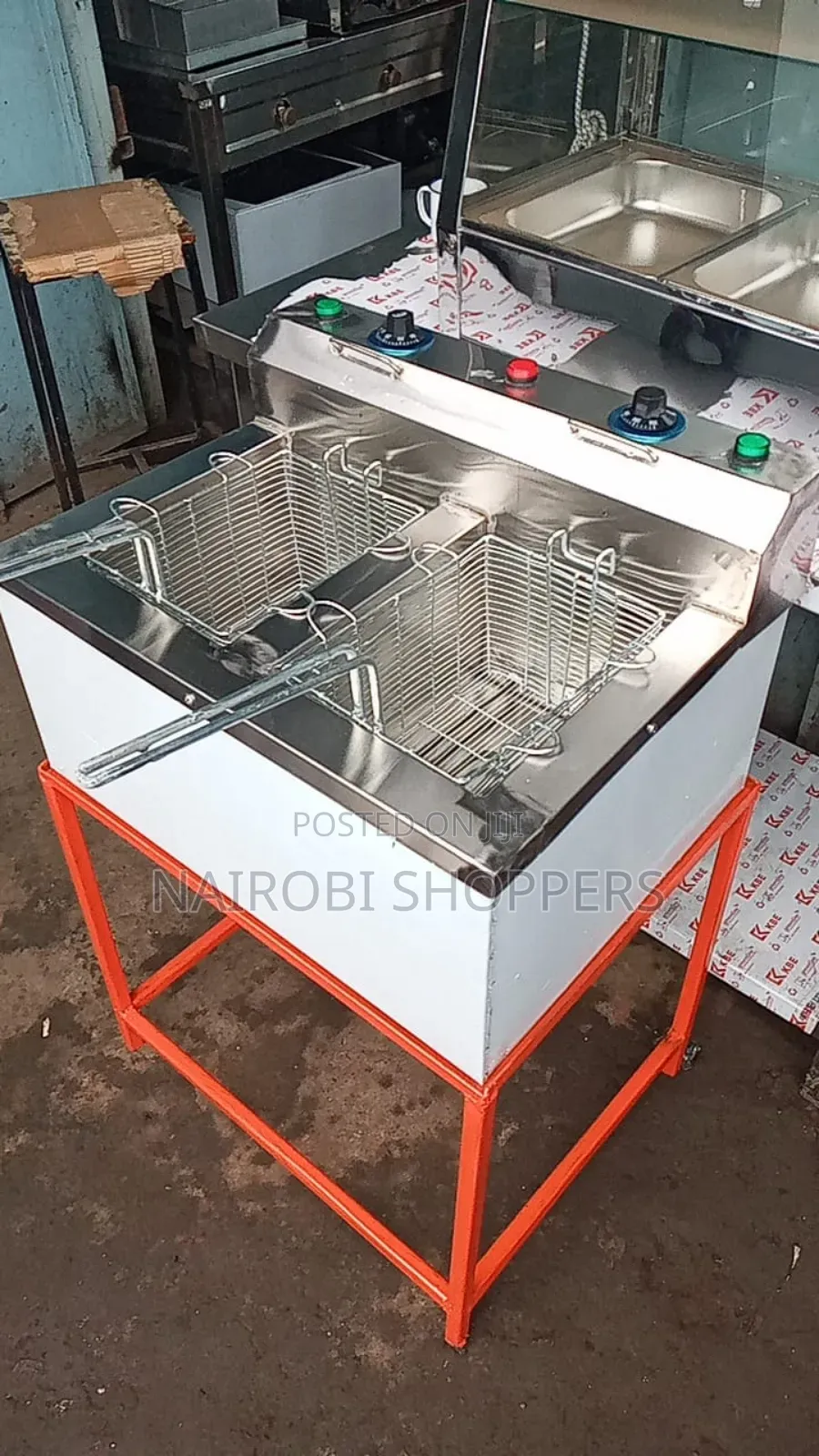 Double Deep Fryer 10 Liters Each / Juacali