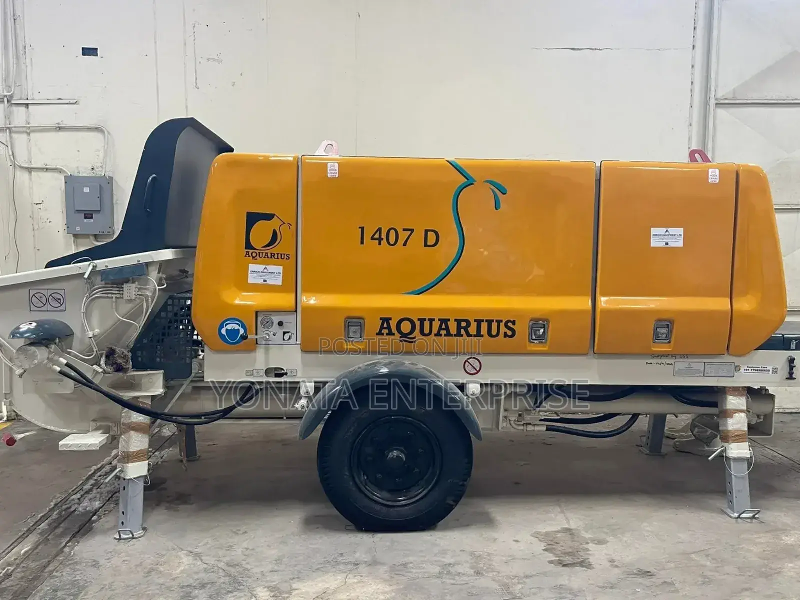 Stationary Concrete Pump 1407d (Aquarius)