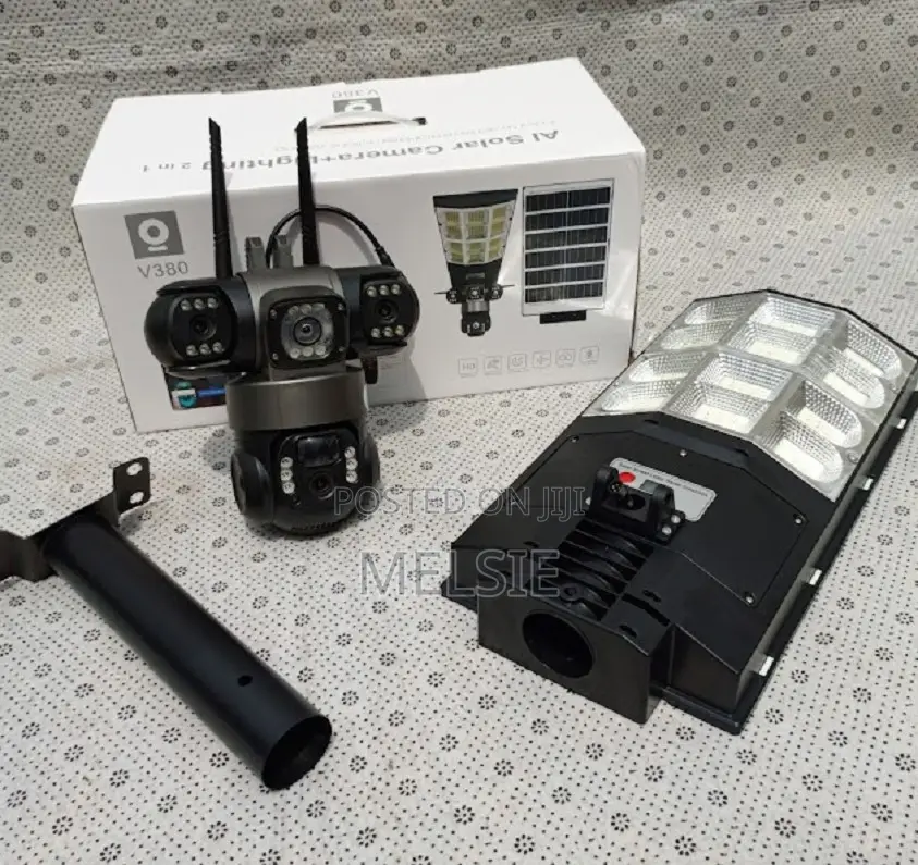 Ai Solar CCTV Camera and Lighting 2in1 4g/Wifi Outdoor Waterproof