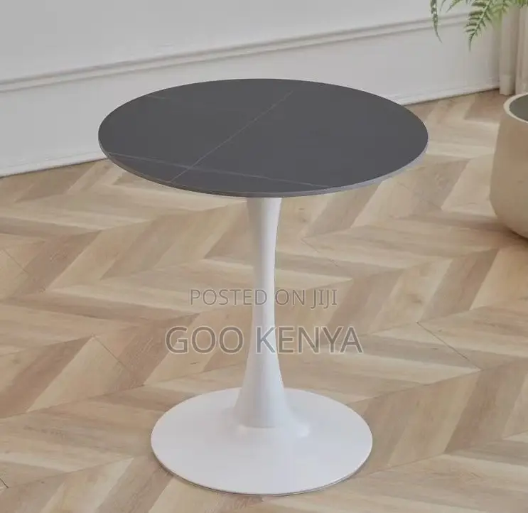 Home Table; Modern Round Marble Balcony Coffee Table
