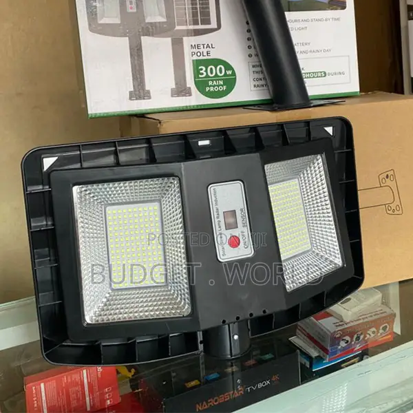 High-Quality 3 Rotary Lamp 300watts Solar Street Lamp Motion Sensor