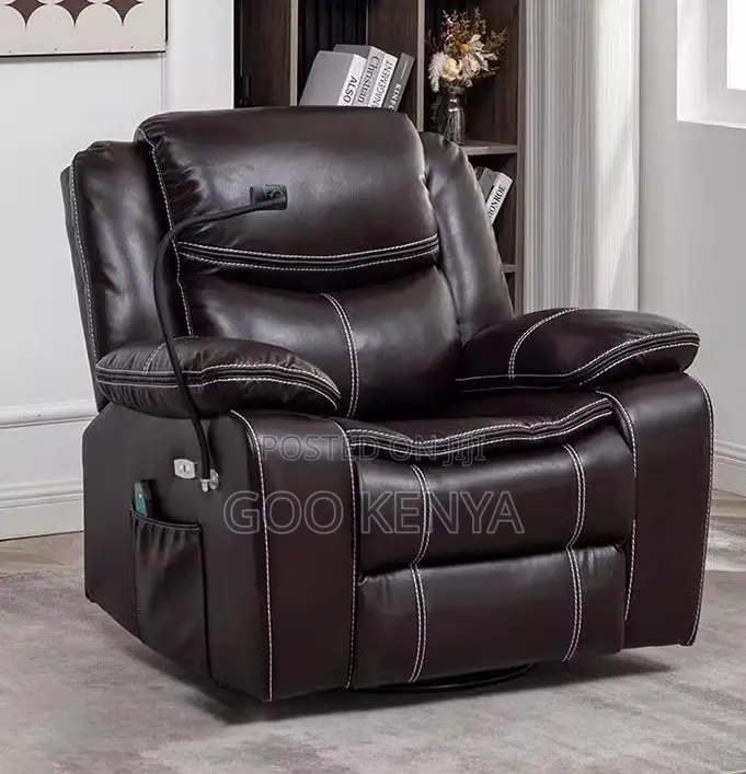 Home Sofa; Premium Leather Recliner Chair With Adjustable Home Design