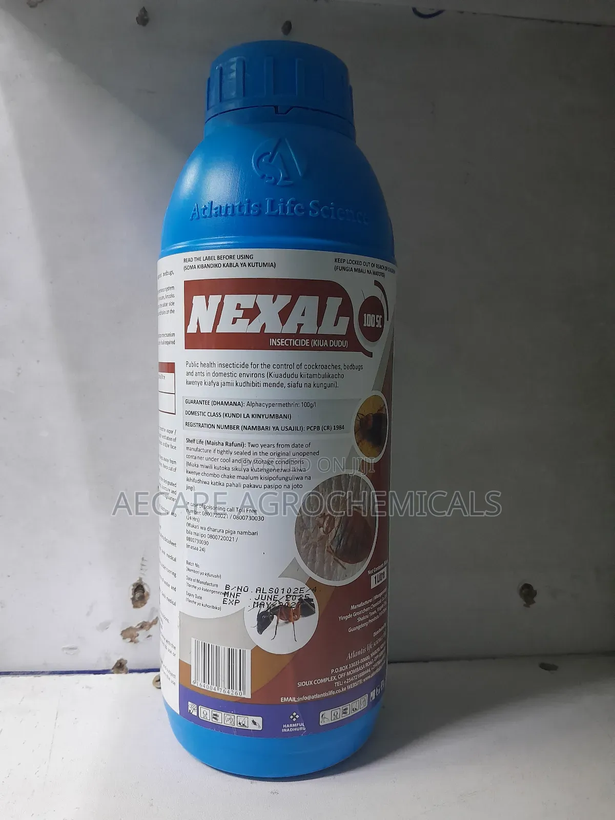 Nexal Bedbug and Cockroach Insecticide 100sc ( New Batch ) 1litre