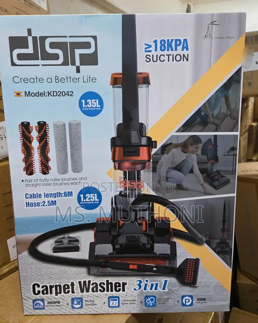 Wet Dry 3 in 1 Carpet Washer
