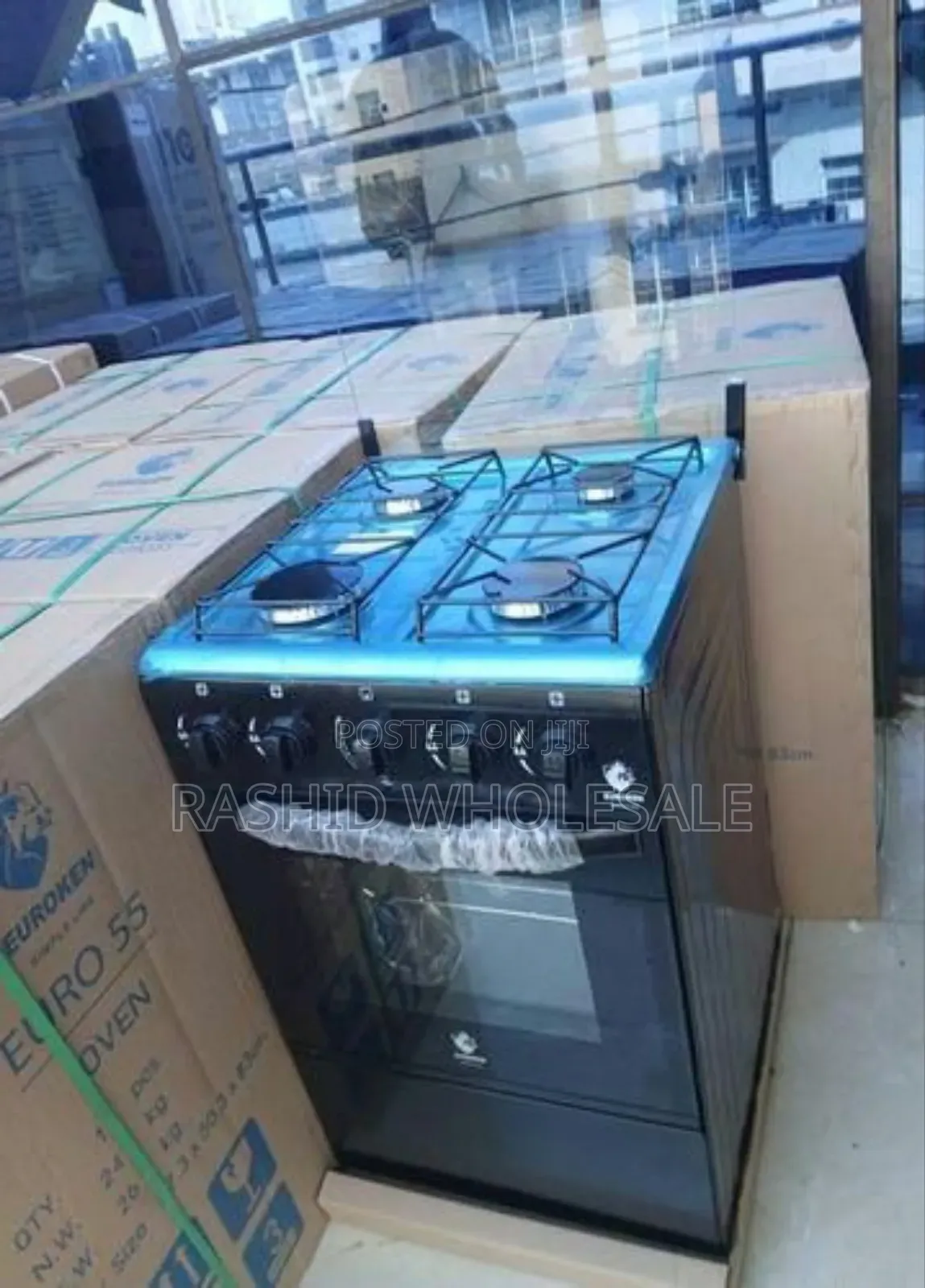 Double 3in1 Euroken 3+1e , Electric Oven. Standing Cooker