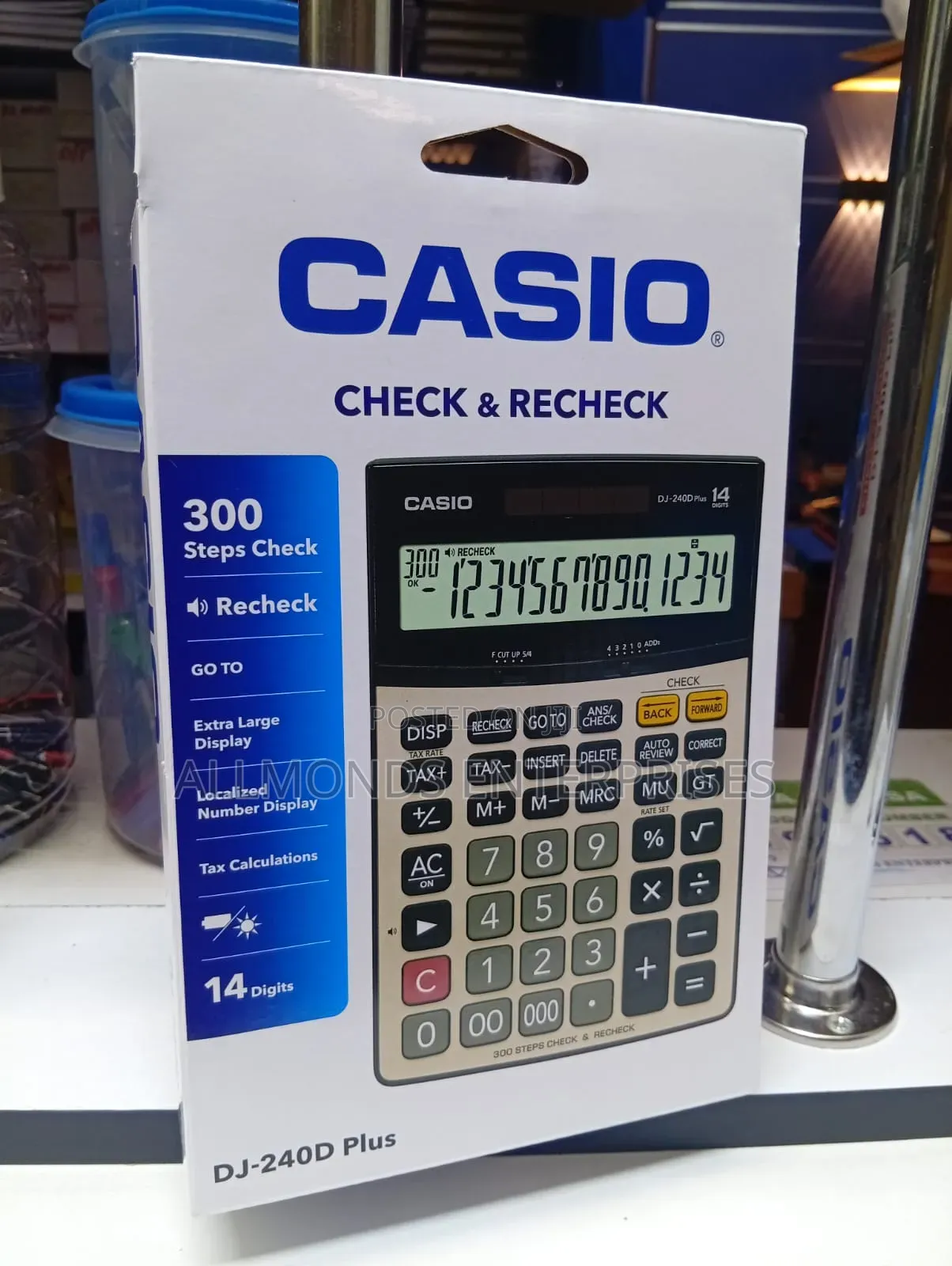 Casio Calculator Dj-240 Plus (14digits)