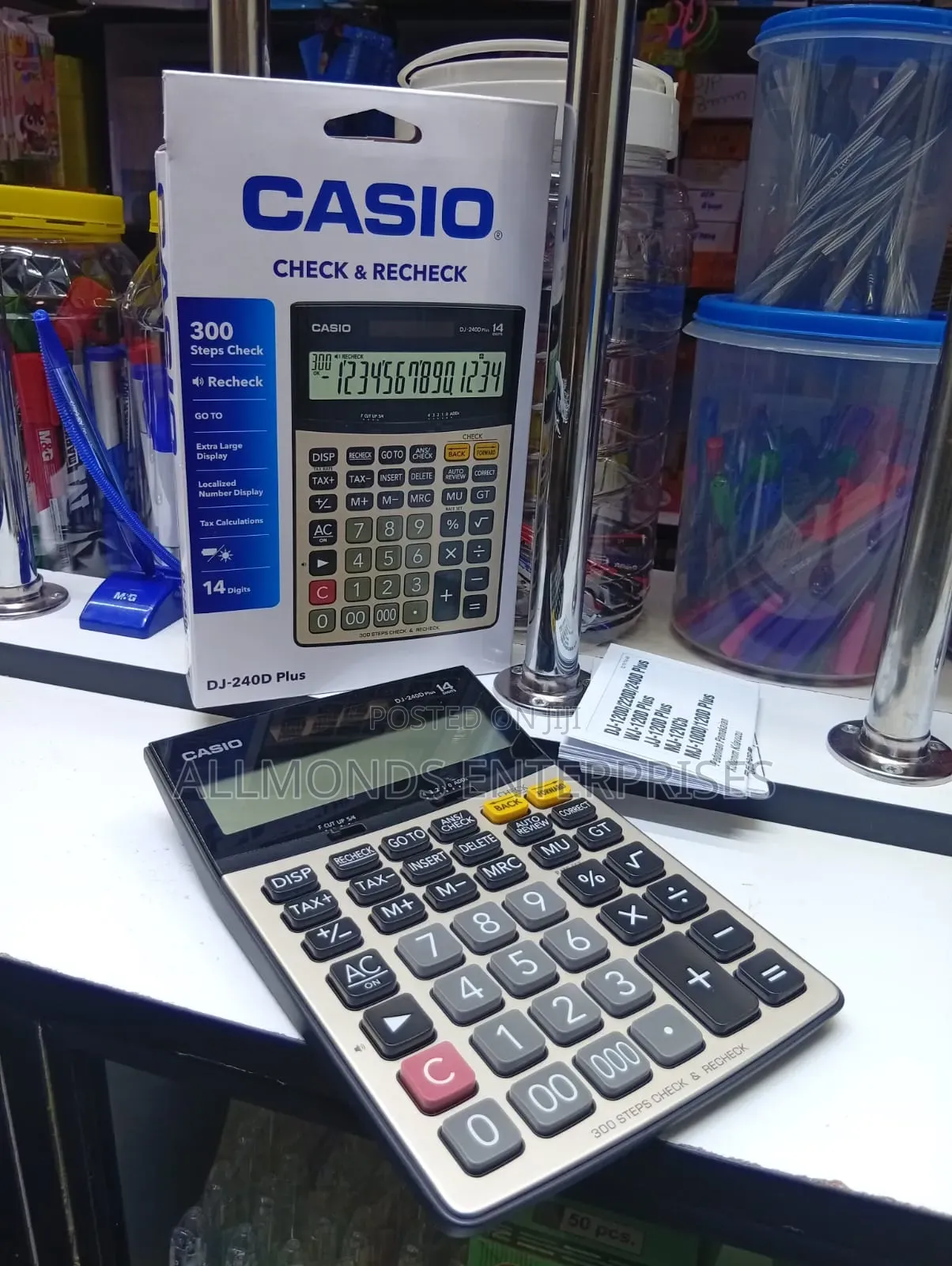 Casio Calculator Dj-240 Plus (14digits)