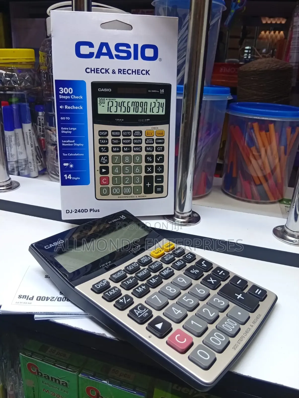 Casio Calculator Dj-240 Plus (14digits)