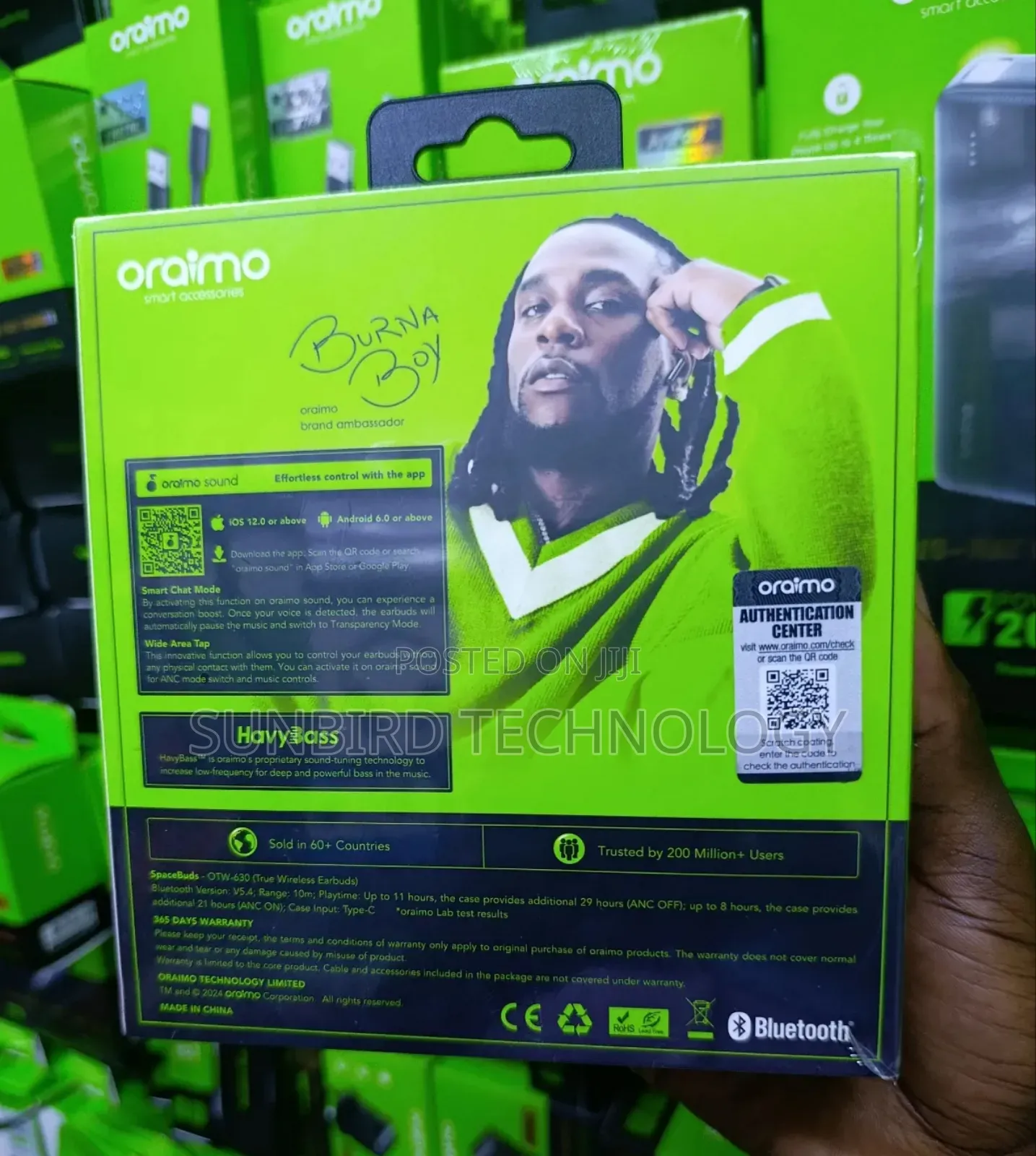 Otw-630 Spacebuds 50db Hybrid Noise Cancelling(Anc)