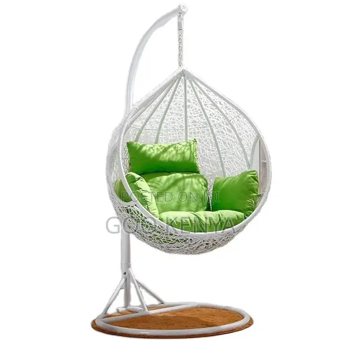 Home Chair; Luxury Patio Rattan Swinging Egg Chair for Garden Use