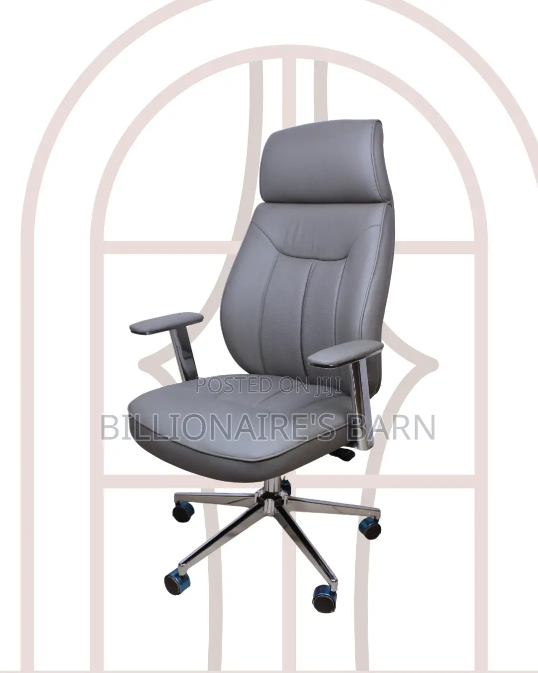Stylish Scratch-Resistant Grey Finish Leather | Delivery Available
