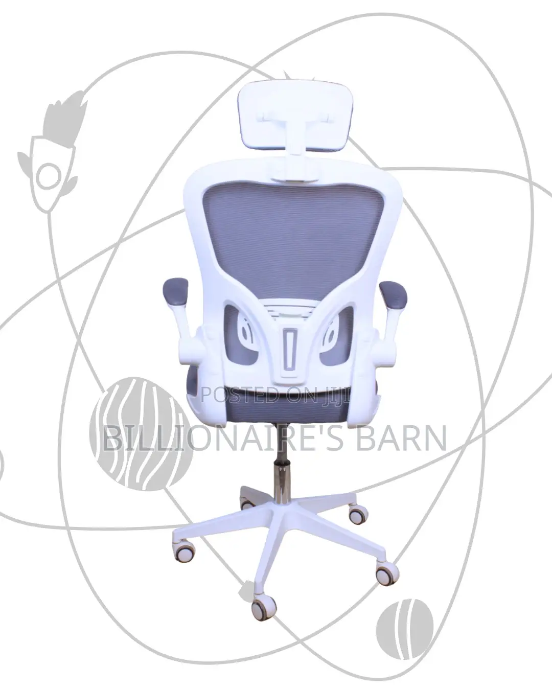 Modern White Fast Ergonomic Office | Comfort Meets Style