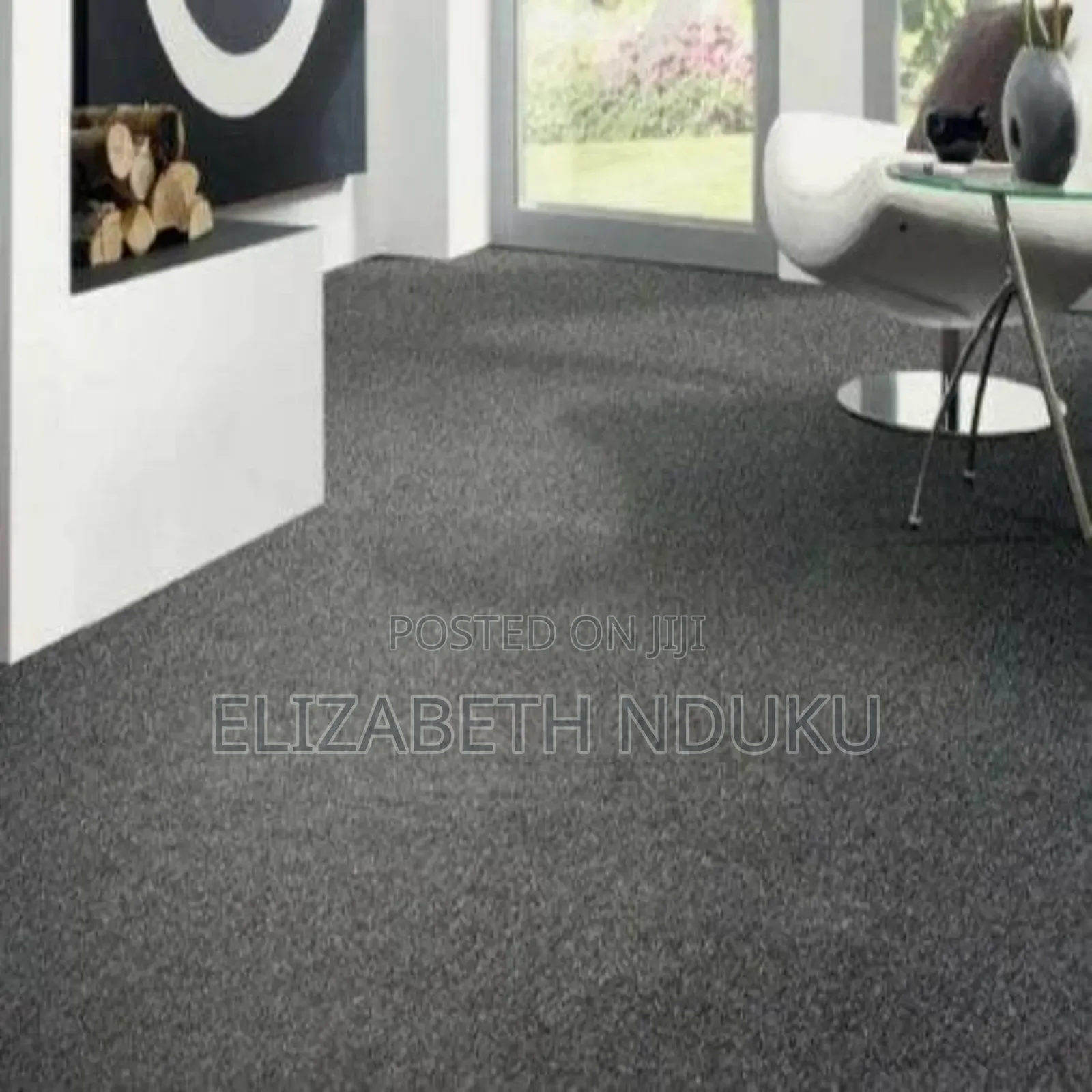 Stain Resistant Grey Wall to Wall Carpet