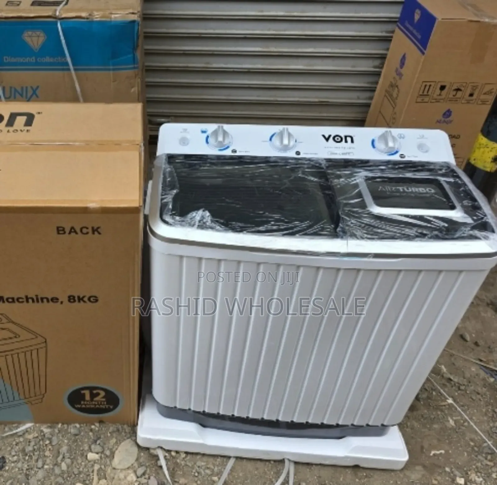 Wash And Spin 'von 8kgs Washing Machine