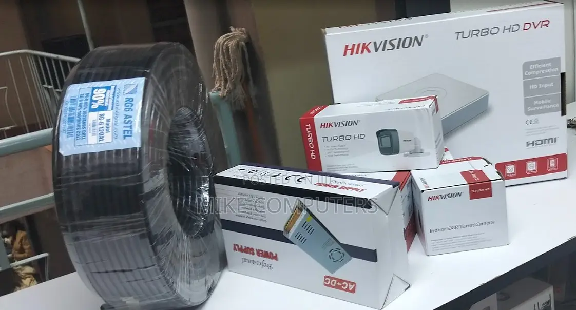 Hikvision 2mp 1080p Full Hd CCTV 4 Cameras Kit Package With 500gb HDD
