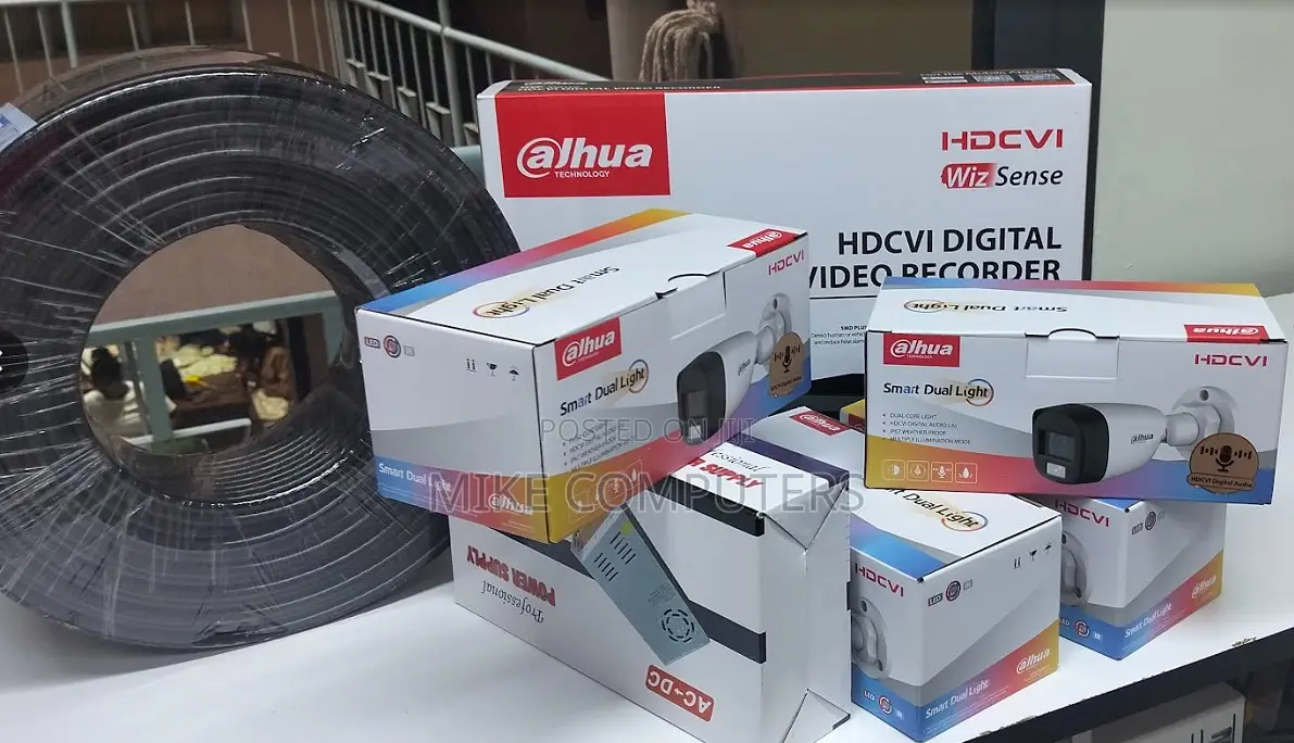 Dahua Colorvu 4 CCTV Cameras Full Package Systems