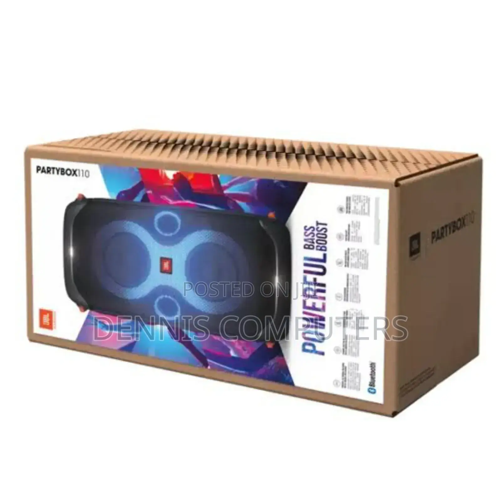 JBL Partybox 110 With 160w Powerful Sound, Built-