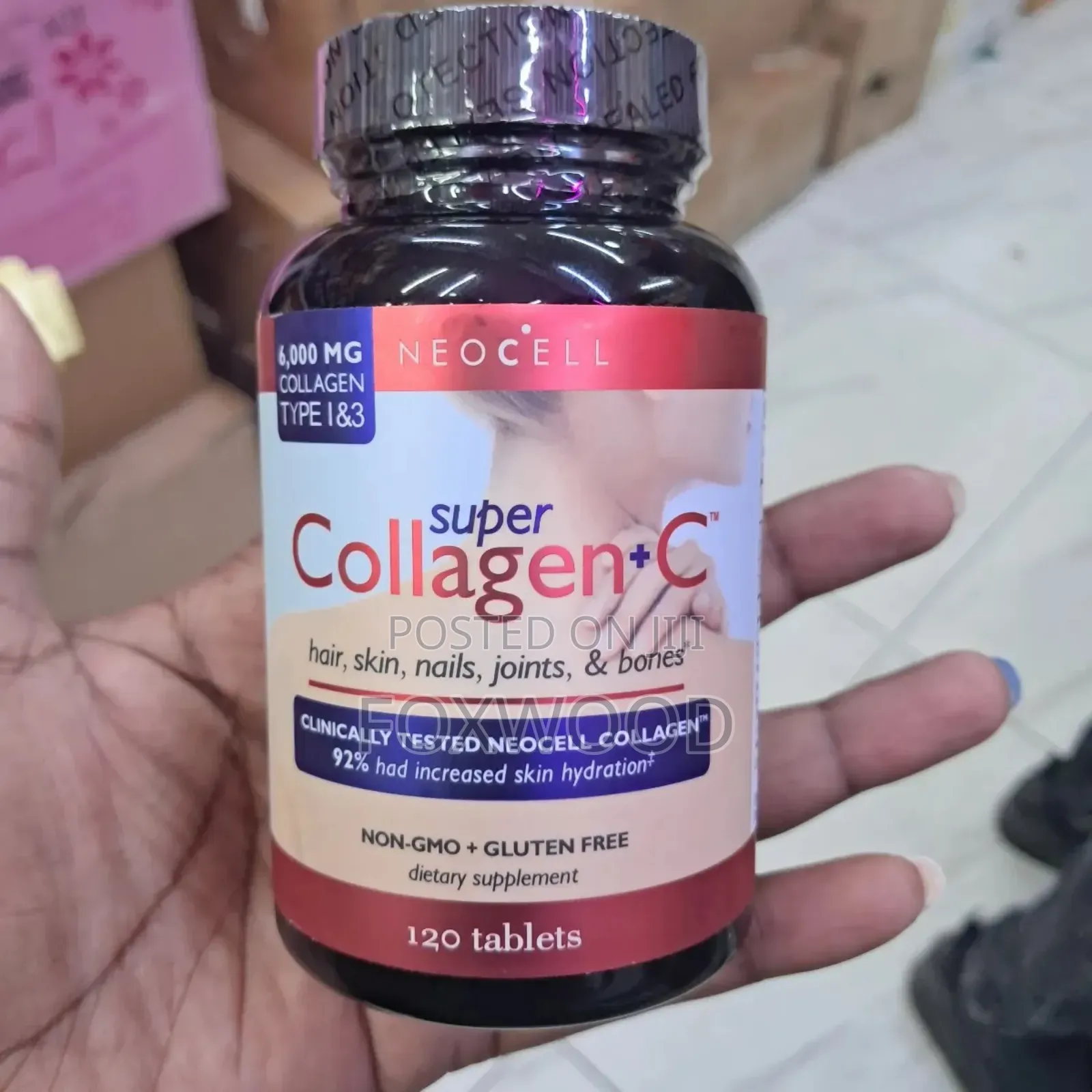 Neocell Super Collagen + C, a Dietary Supplement 120 Tablets