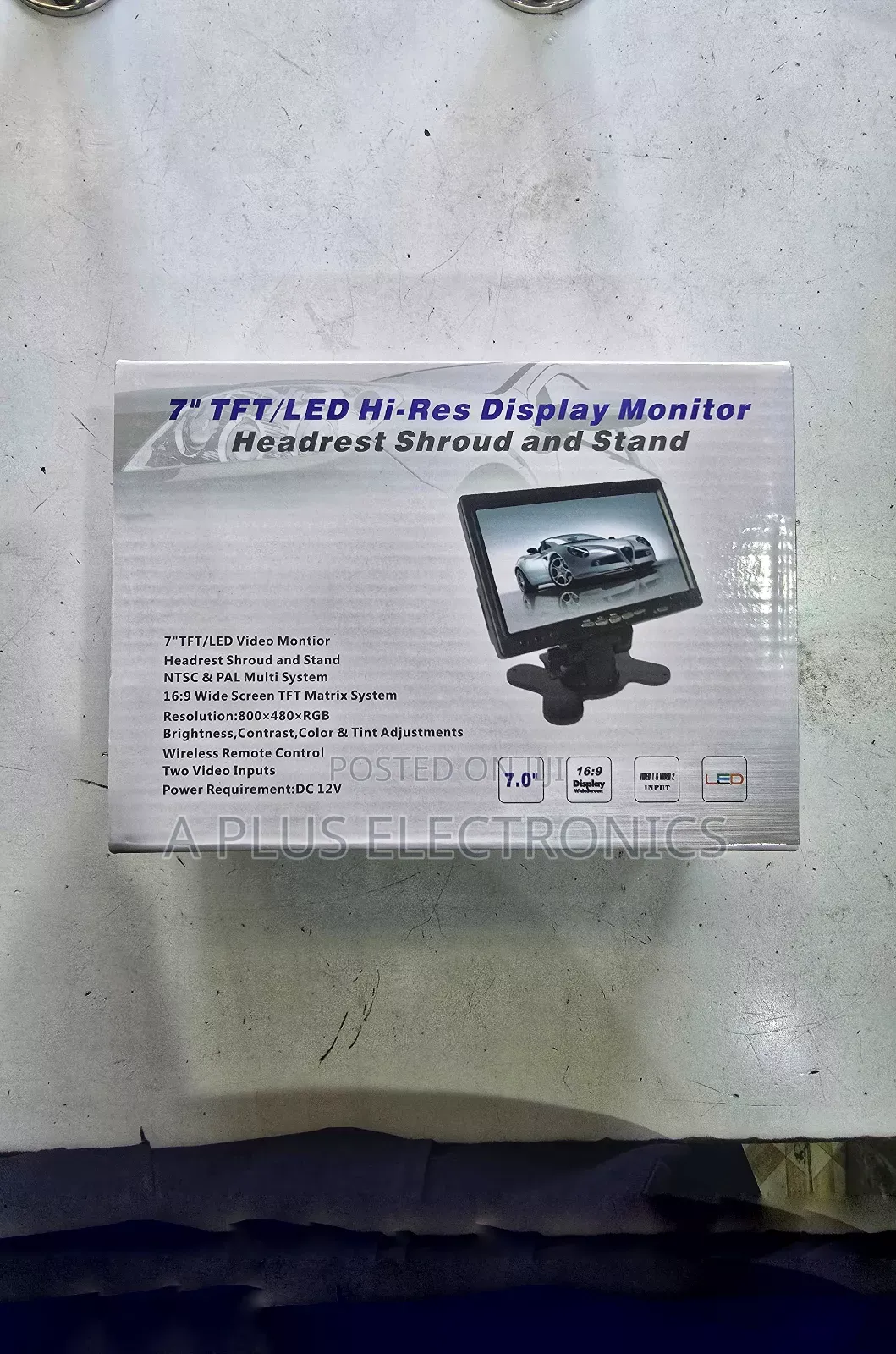 7007 7 Inch TFT Monitor