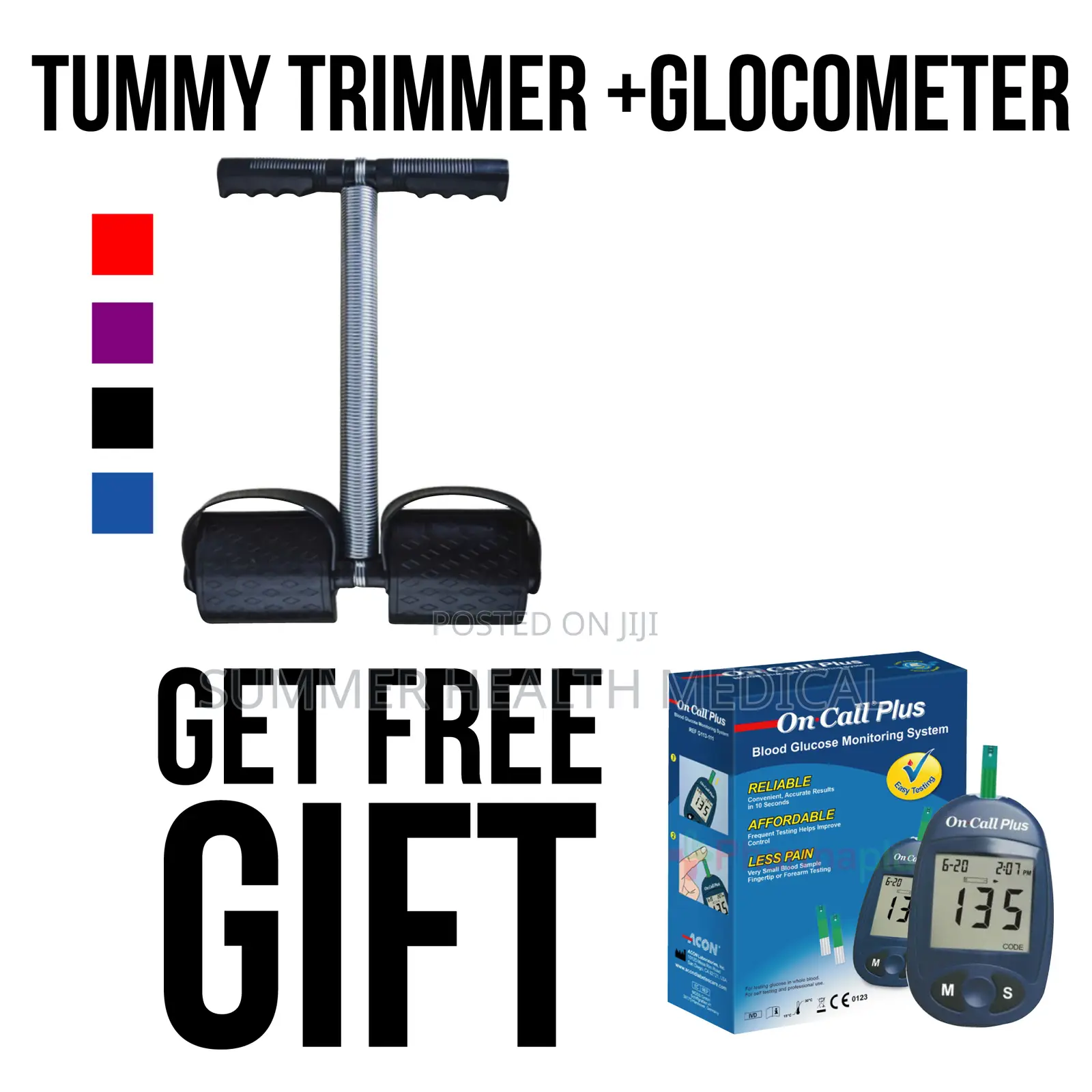 Tummy Trimmer + Glucometer