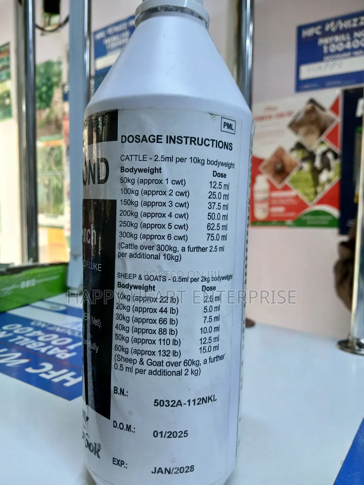 Levafas Diamond Fluke And Worm Drench 1litre
