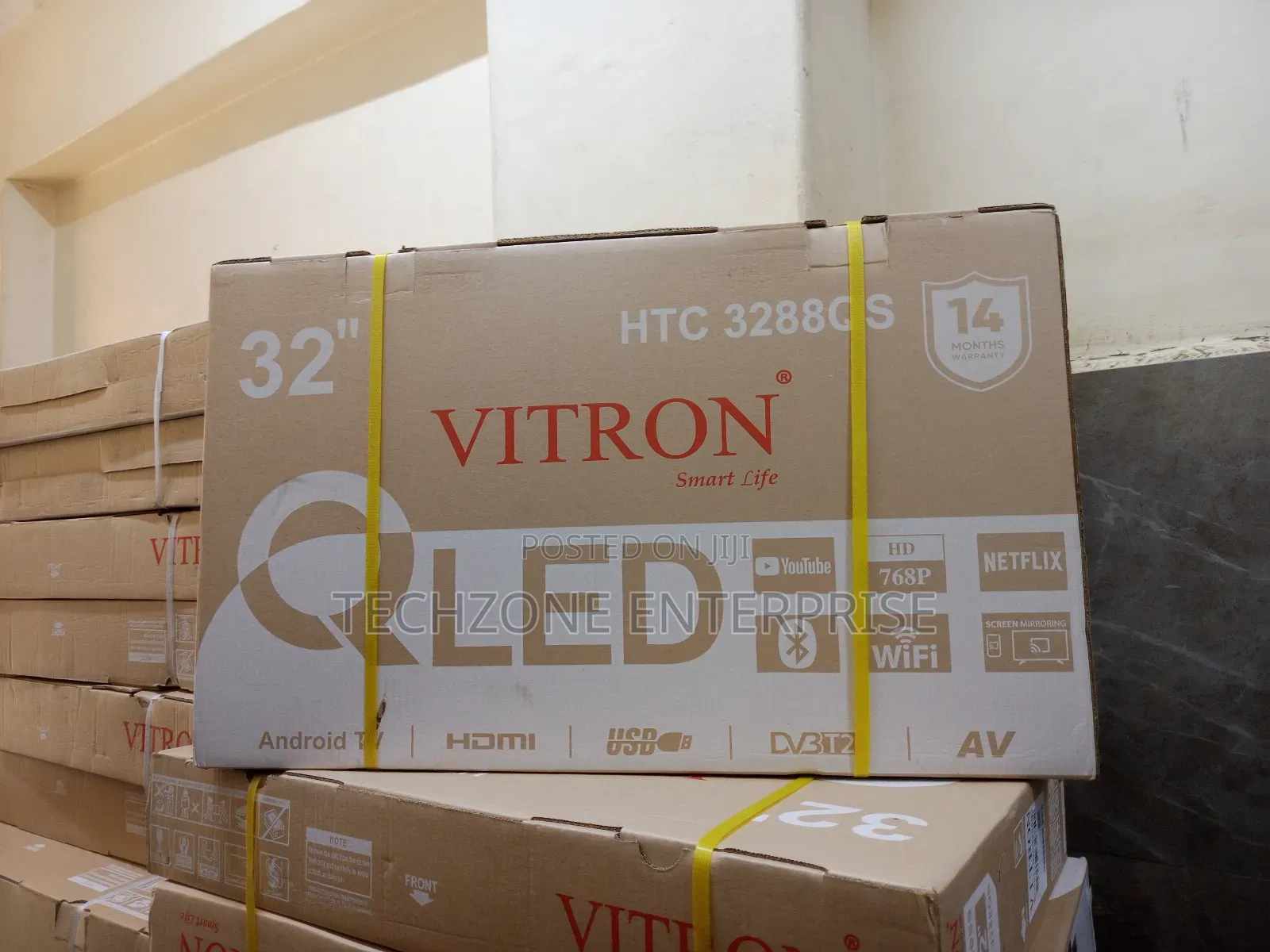 Vitron 32′′ 3288qfs Qled Smart Android Tv New 2025 Multiple Ports