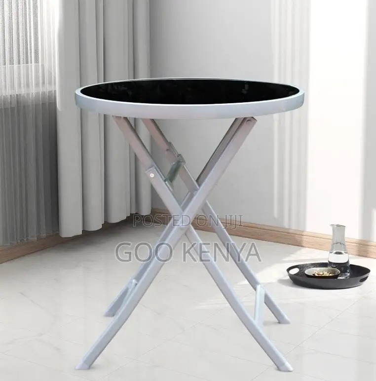 Home Table; Portable Round Folding Outdoor Table for Balcony /Terrace
