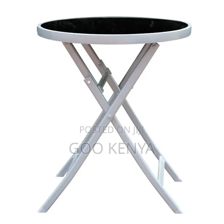 Home Table; Portable Round Folding Outdoor Table for Balcony /Terrace