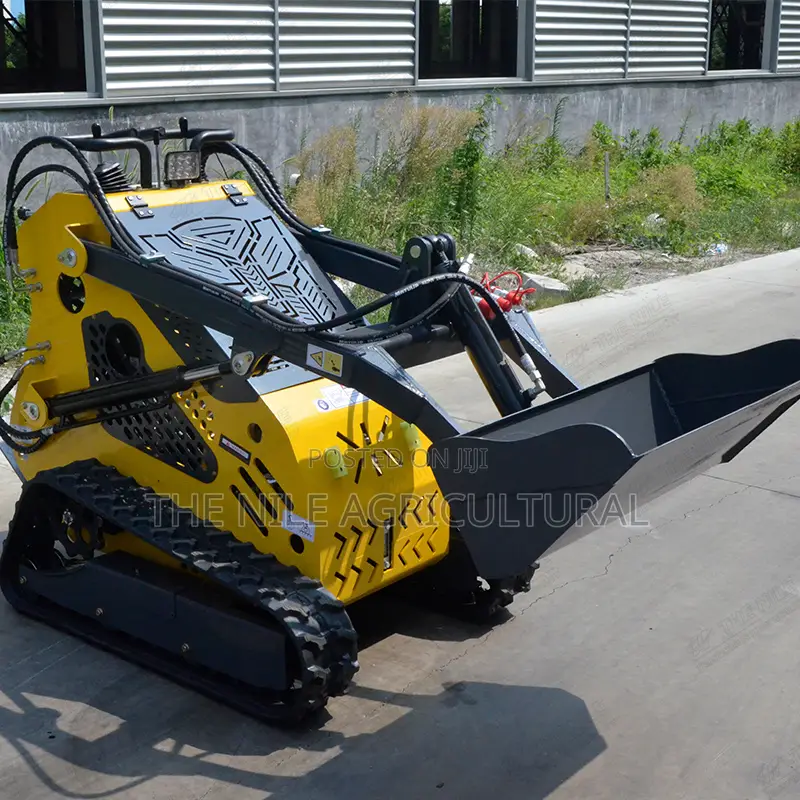 Mini Skid Steer Loader, Front-end Loader With Attachments