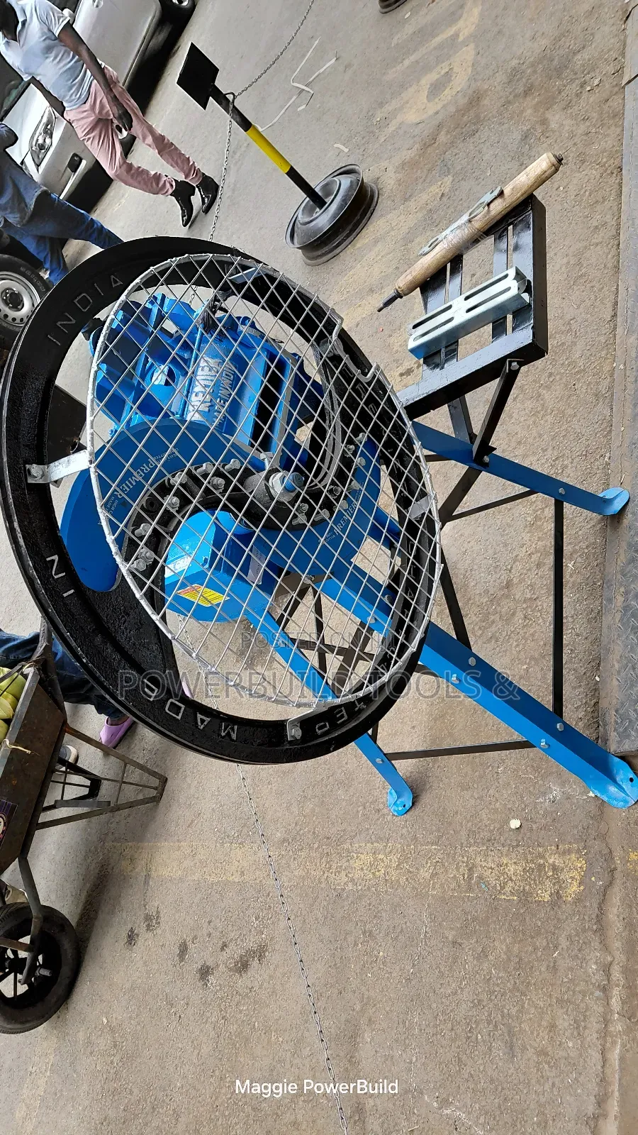 Chaffcutter 2 Blade Premium Indian With Motor/Engine Stand