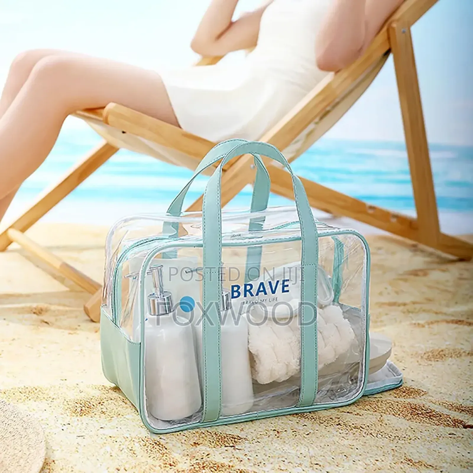 Large Capacity Wet Bag /Swimming Bag With Slippers Compartment