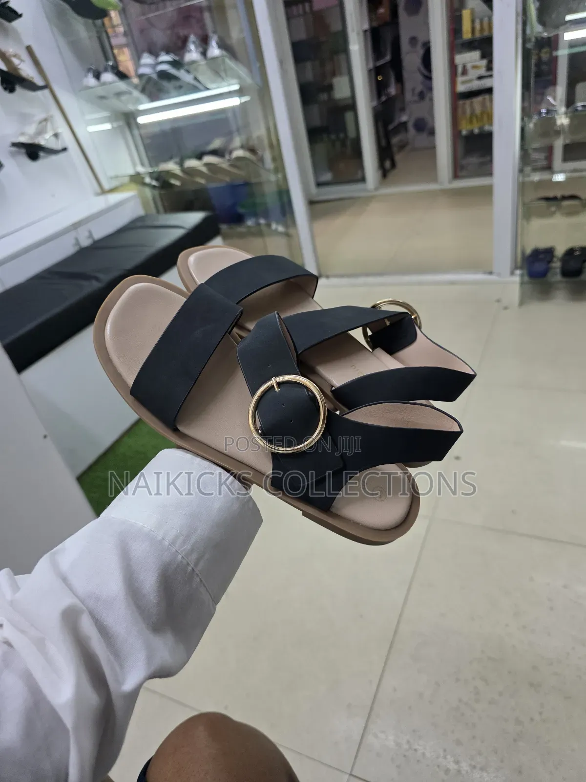 Leather Strap Sandals