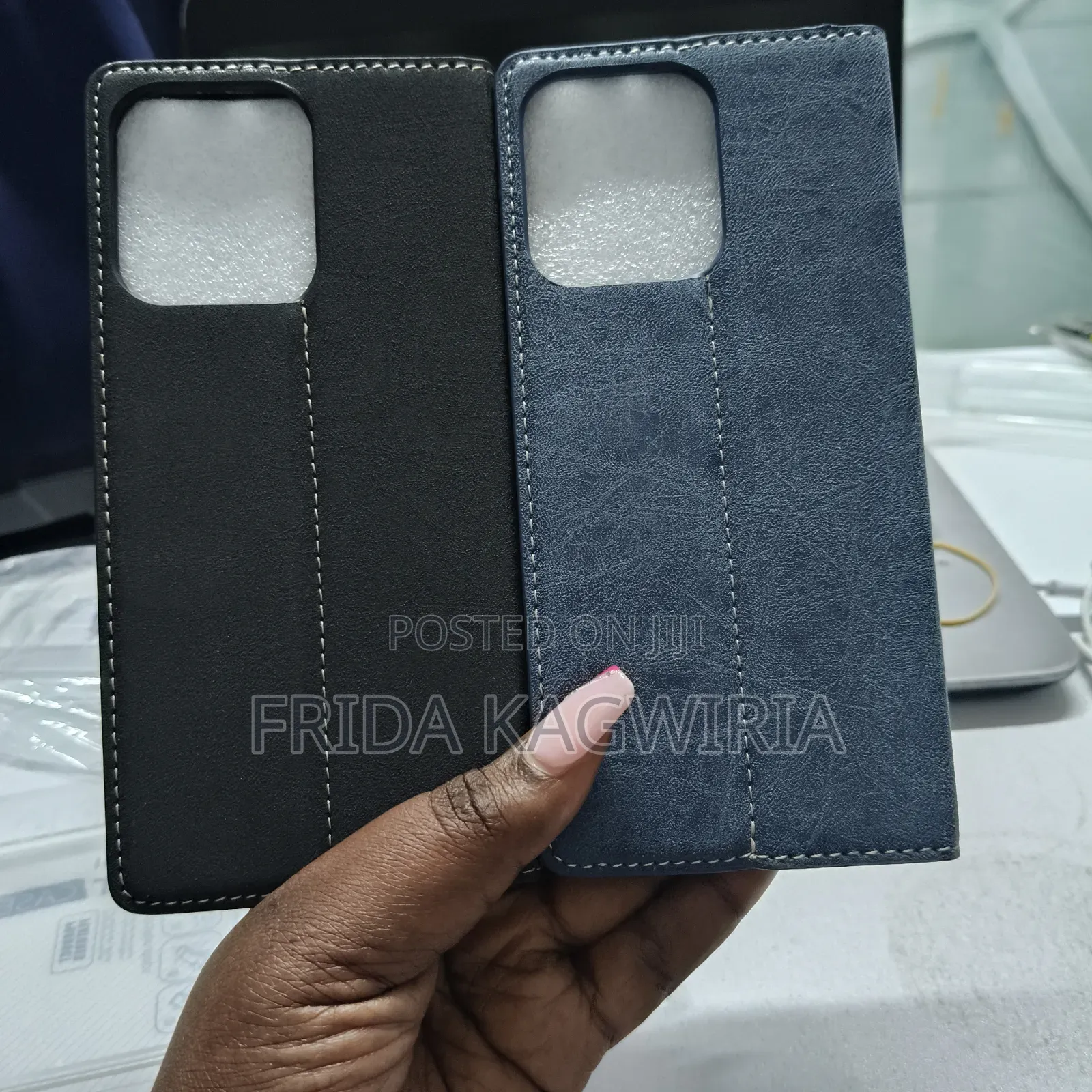 Oppo Reno 14f Leather Flip Cover