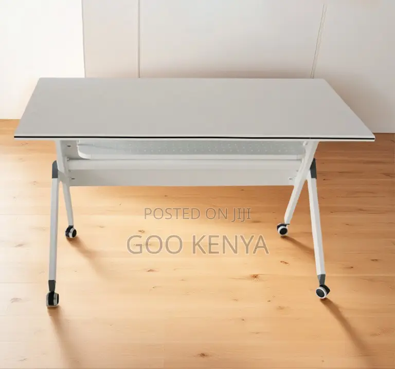 Office Desk; Smooth Surface Movable Folding Office Table
