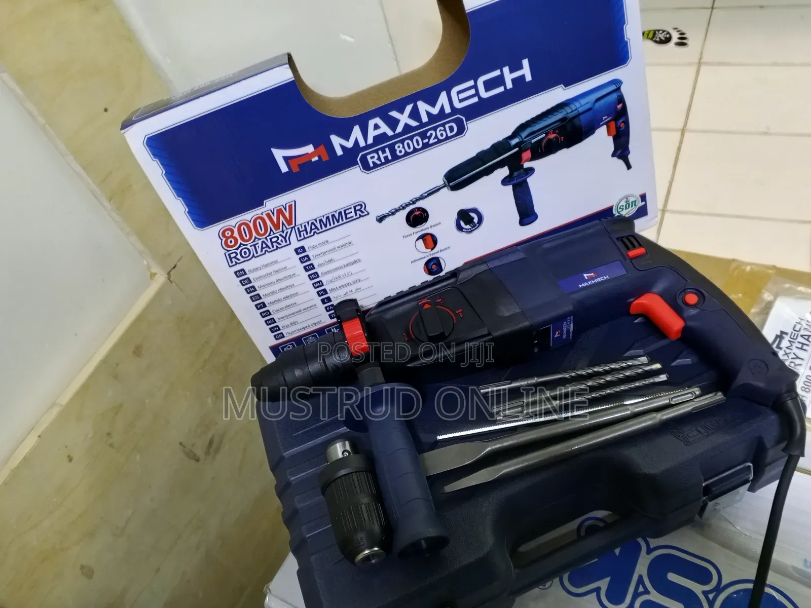 Heavy Duty Maxmech Rotary Hammer 800w