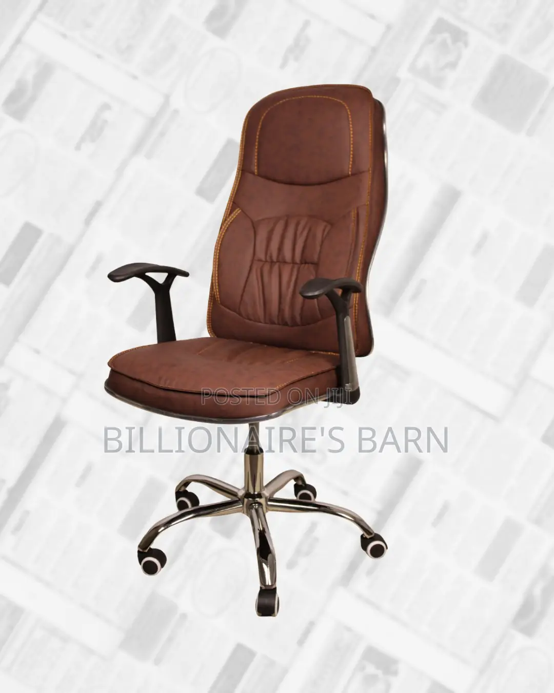 Space-Saving Executive Chair | Leather | Top Seller in Kenya