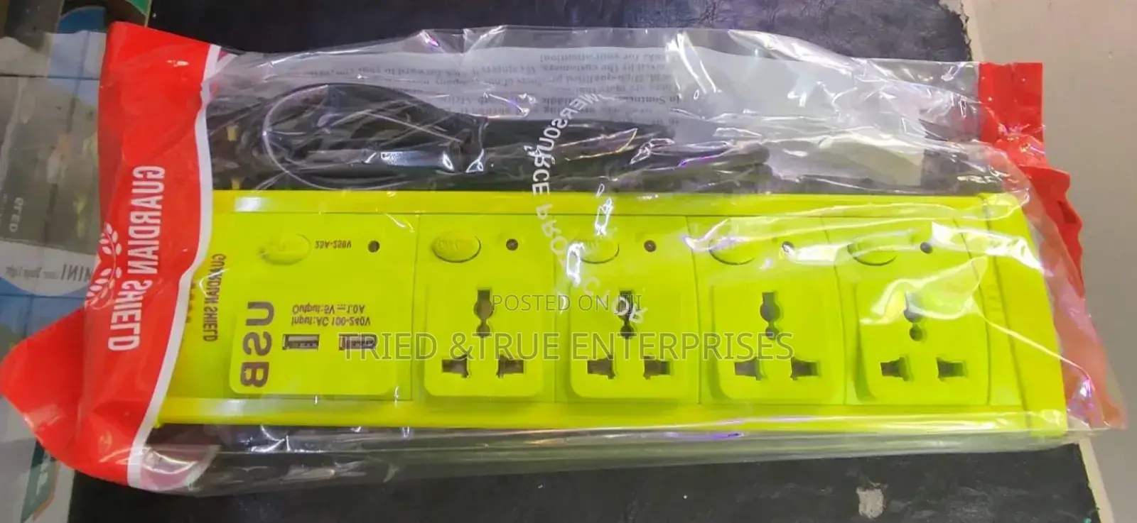4 Way Guardian Shield Extension With Usb Port Jk9
