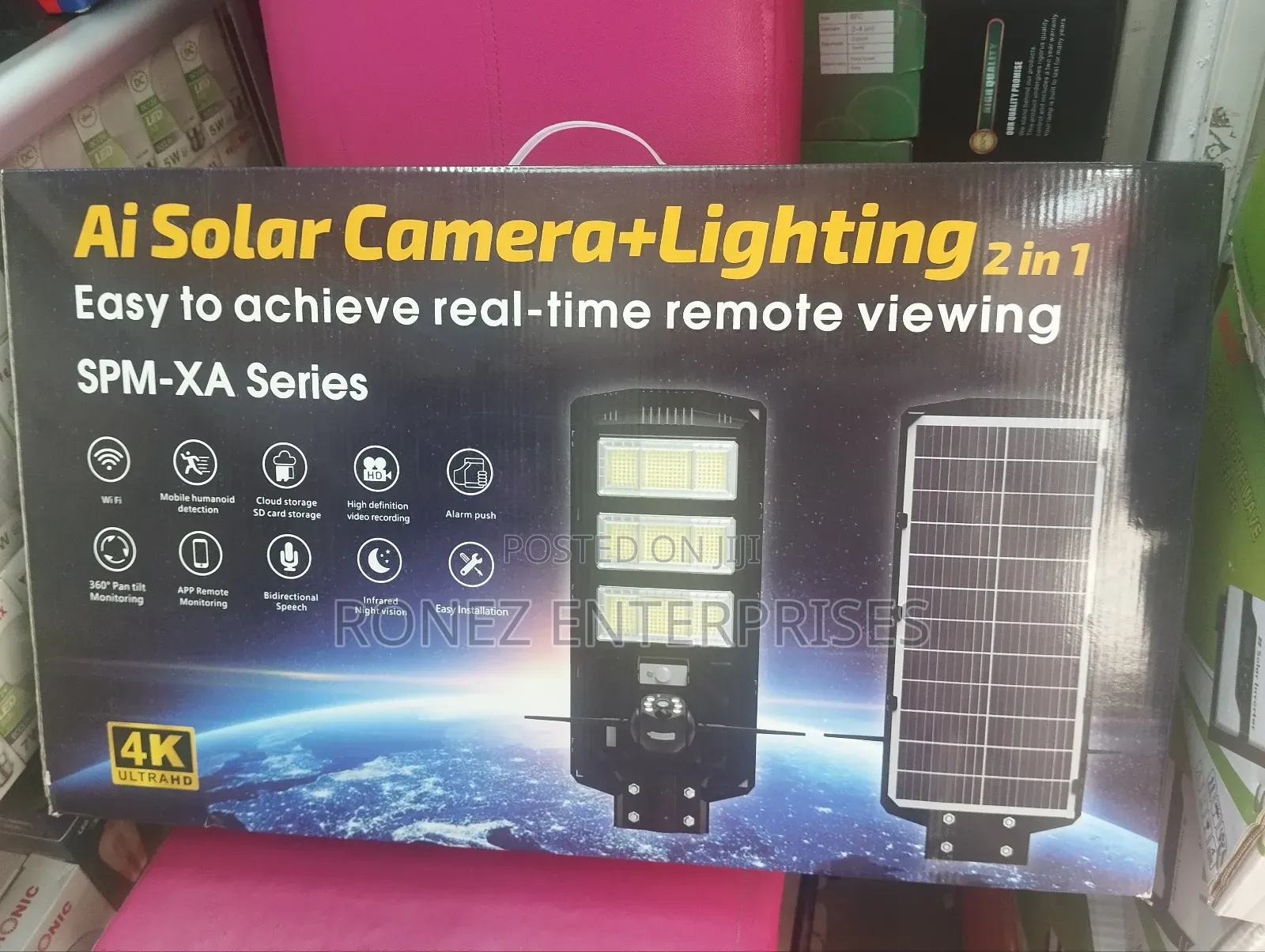 Solar Street Lights Camera 450 WLTS