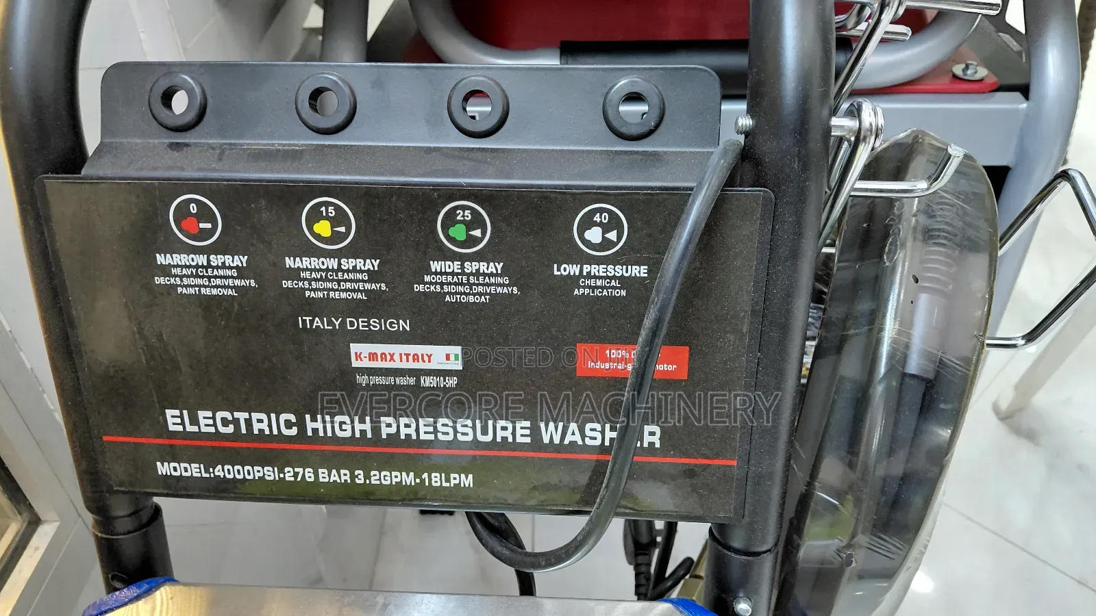 Kmax 4400psi Electric Highpressure Washer Machine With Pipe And Gun