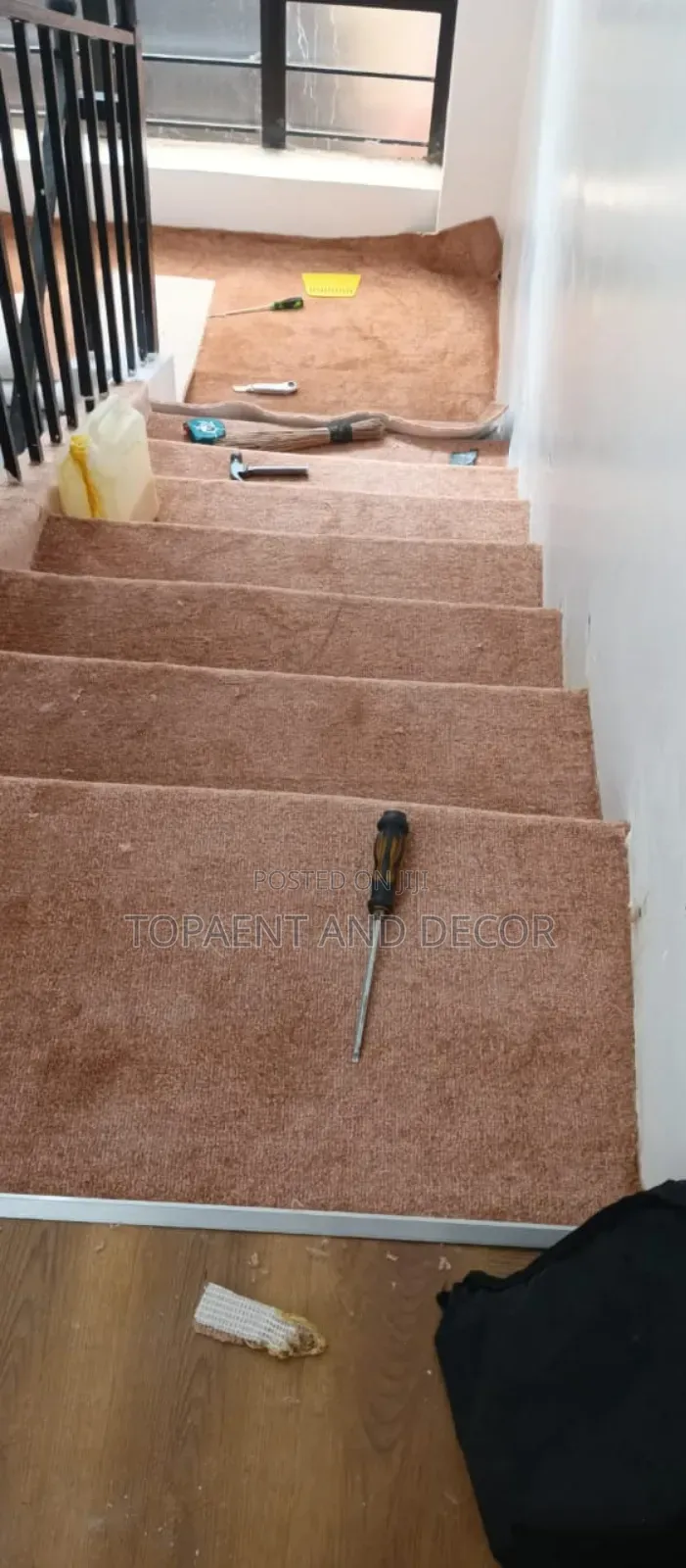 Stairs Insulation Wall to Wall Carpet Stairs Warm and Elegant